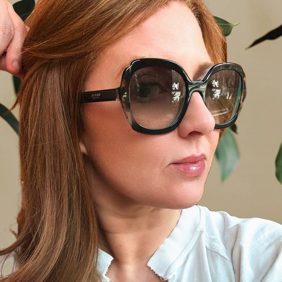 Prada Oversized Sunglasses Black Tortoise Gradient NWOT Italy - Picture 6 of 12